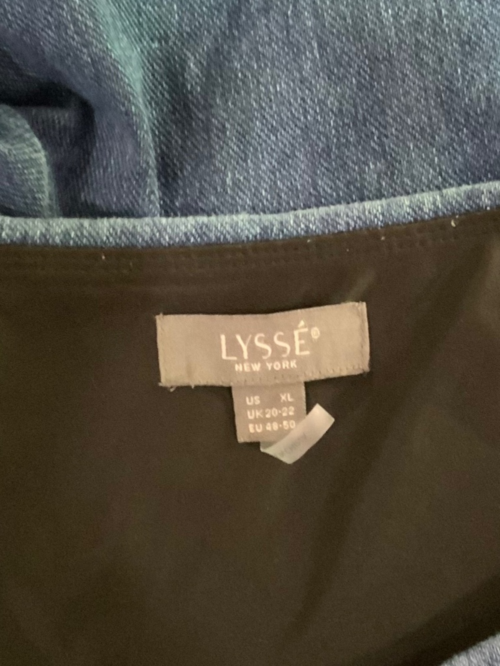 Lysse Denim Skinny High Waisted Jean Legging Size XL - Picture 6 of 8